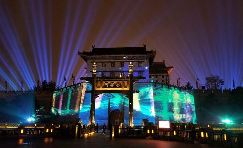 西安南门城墙扩声