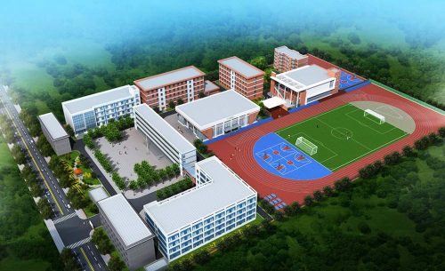 西安武屯中学报告厅音光视系统