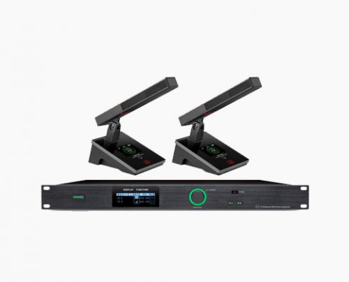 LAX UM-M120F 一拖二无线双振膜会议话筒