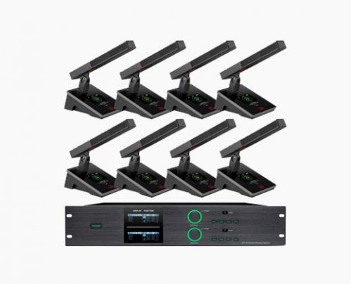 LAX UM-M180F 一拖八无线双振膜会议话筒