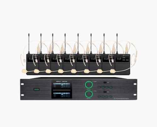 LAX UM-M180T 一拖八无线头戴话筒