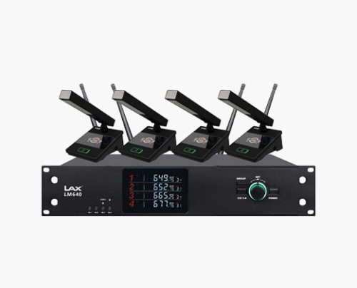 LAX UM640F 一拖四真分集无线话筒